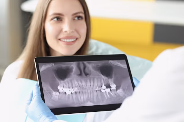 Pearl Overjet AI X-ray analysis